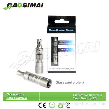 Big special gax glass rba stainless steel wax atomizer